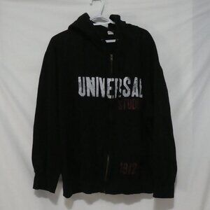 UNIVERSAL STUDIOS | xl - extra large | Black Universal Studios Zip-Up Hoodie